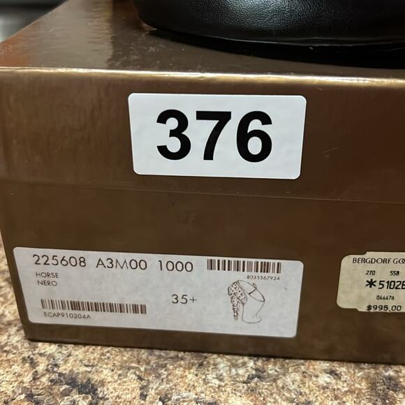 Gucci Babouska Leather Ankle Booties Back Silver Studded EU 35.5 US 5.5 - Picture 13 of 13